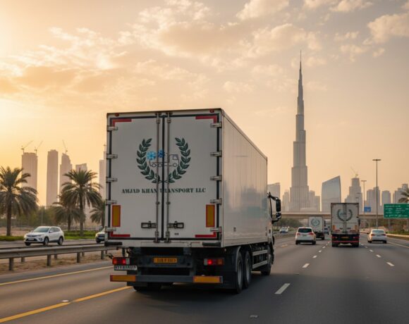 tail lift truck rental Dubai