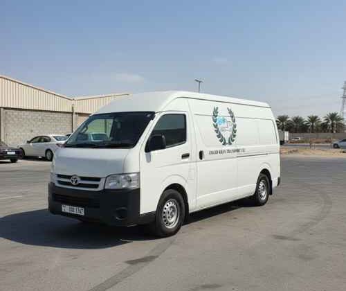 cargo van rental in dubai